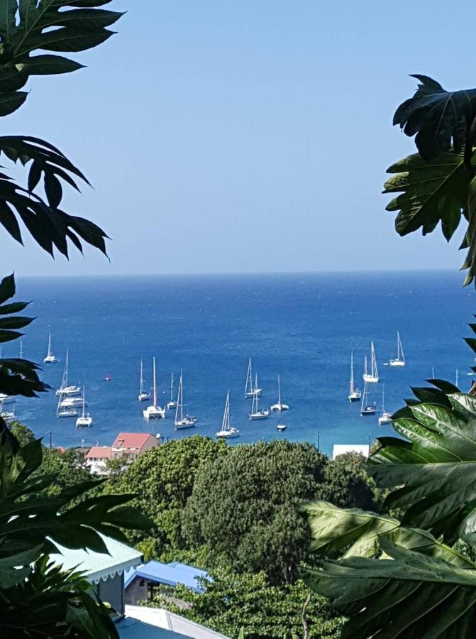 Gites Les Lodges Des Hauts De Deshaies Bungalow Barbade Bagian luar foto